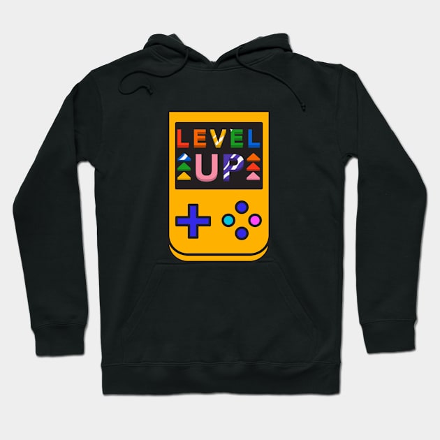 Level Up Hoodie by wileys-tees1